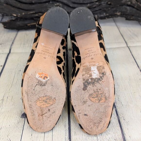 Kate Spade Leah Leopard Print Ankle Booties – Real Dyed Cow Hair - Picture 6 of 9